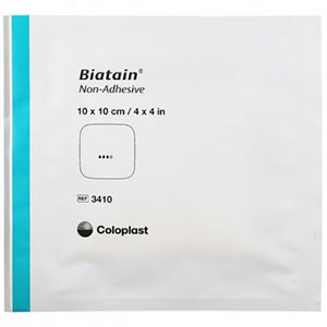 Biatain Foam Dressing, 10 x 10cm, Borderless, Non Adhesive, 10/Box (3410)