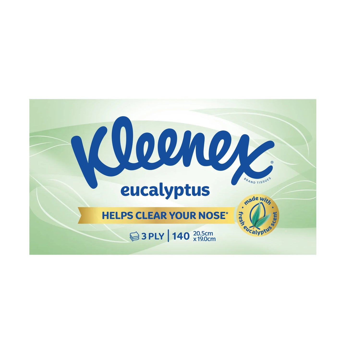 Kleenex Eucalyptus 3-Ply Tissues 140 Pack - Product specifications