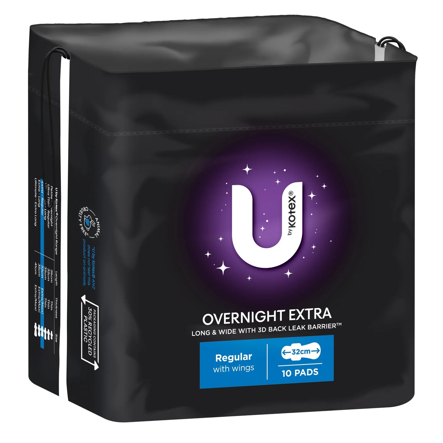 U by Kotex Extra Long Pads with Wings 14 Pack