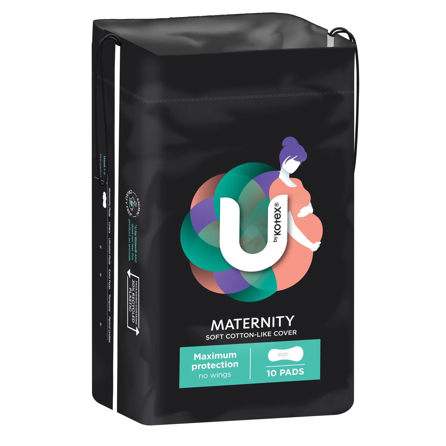 U by Kotex Extra Maxi Overnight Pads 10 Pack