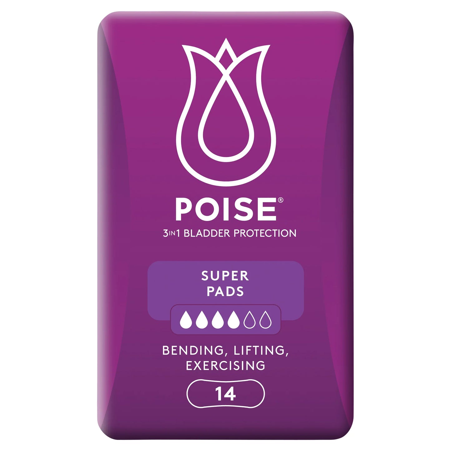 Poise 3-in-1 Bladder Protection Regular Pads Alternative View