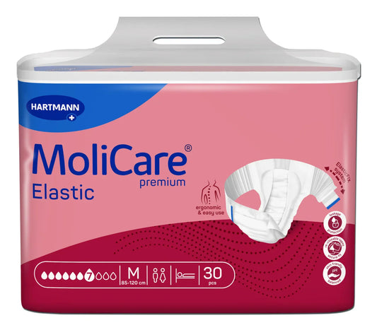 MoliCare Premium Elastic 7 Drop Adult Briefs Medium 30 Pack