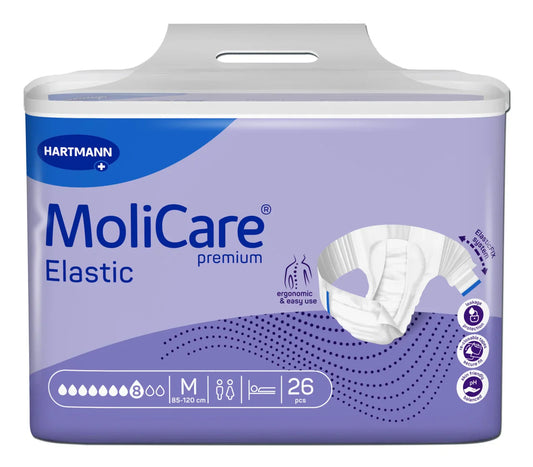 MoliCare Premium Elastic 8 Drop Adult Briefs Medium 26 Pack