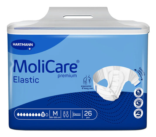 MoliCare Premium Elastic 9 Drop Adult Briefs Medium 26 Pack