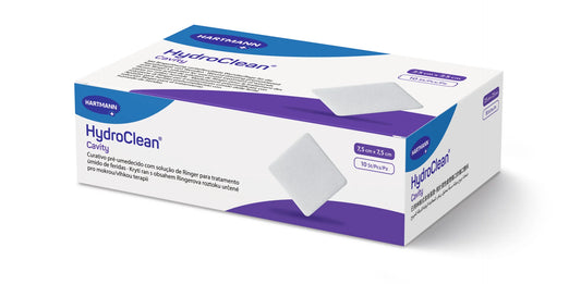 Hartmann HydroClean Cavity wound dressing 7.5x7.5cm purple box for deep wounds