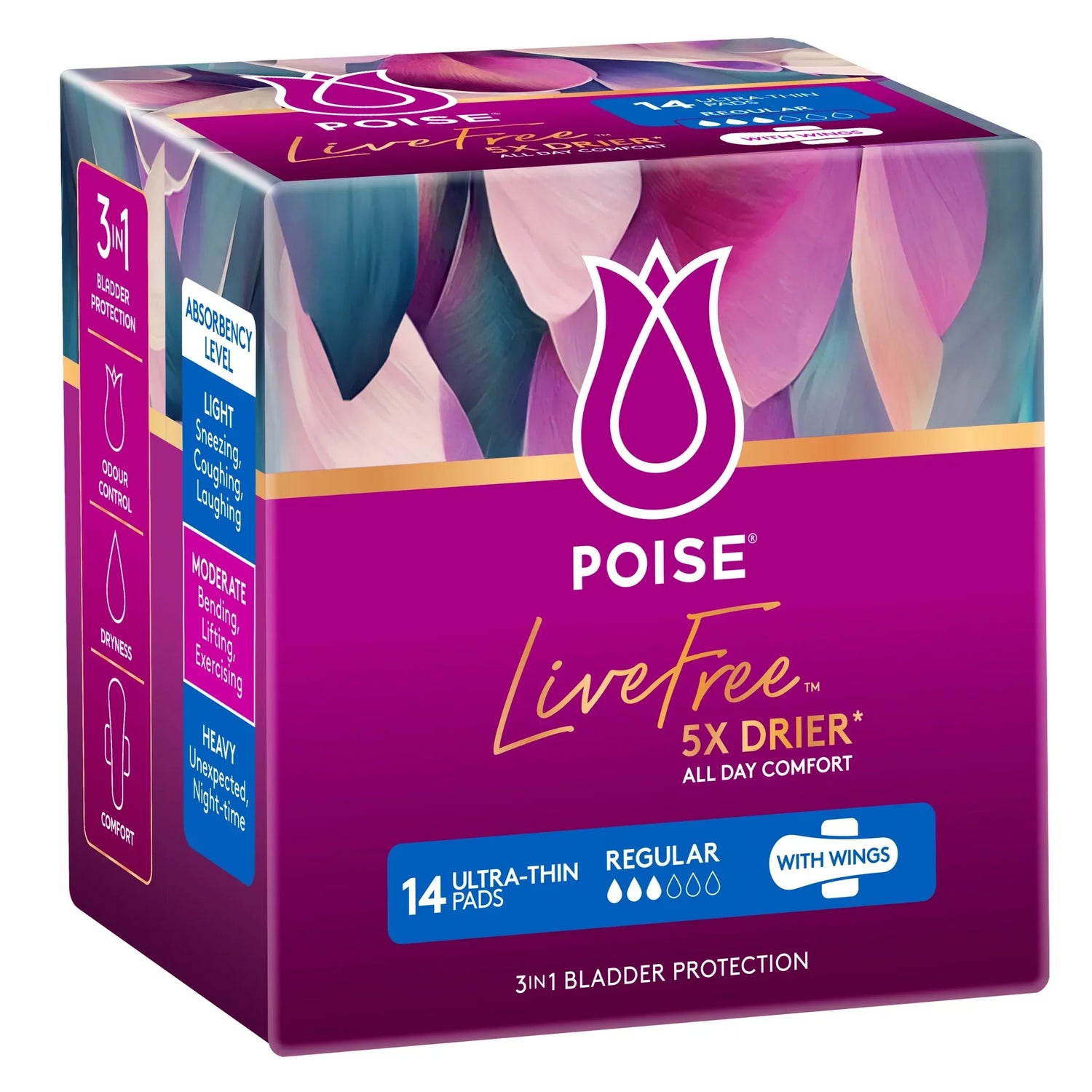 Poise 14 Ultrathins regular with wings