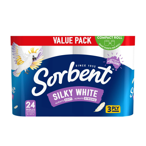 SORBENT Toilet Tissue 24 Pack
