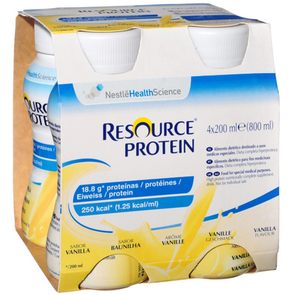 RESOURCE Protein Vanilla Flavour 200mL x 4 Pack