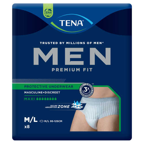 Tena Maxi for Men Level 4 M/L CARTON OF 3