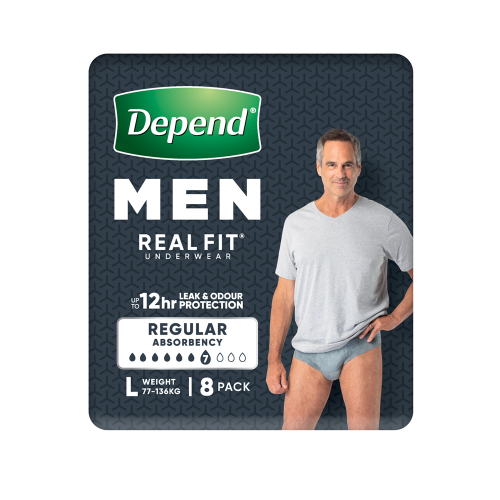 Depend Realfit Underwear for Men CARTON