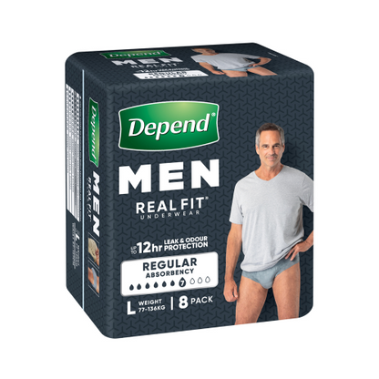 Depend Realfit Underwear for Men CARTON