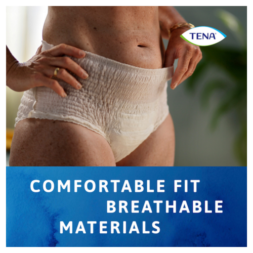 Tena Discreet High Waist Underwear Super Crème M 9 Pack