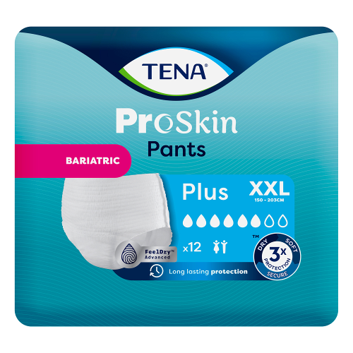 Tena ProSkin Pants Bariatric Plus XXL 12 Pack