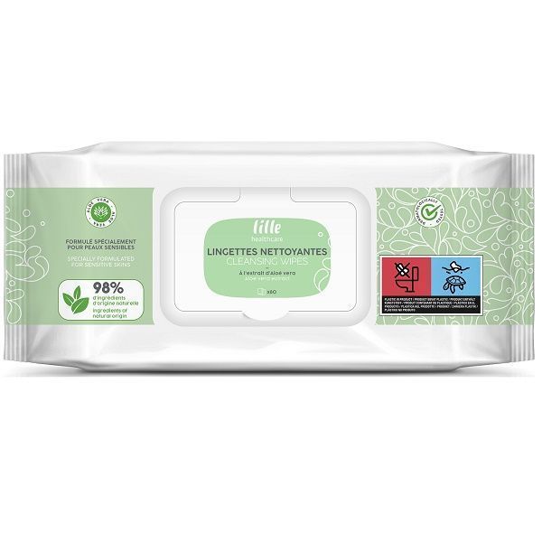 RealCare Hygienic Extra-Large Cleansing Wipes Pack 64