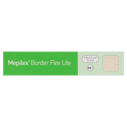 MOLNLYCKE Mepilex Border Flex Lite 7.5cm x 7.5cm Dressings 5 Pack