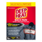 Deep Heat Back Pain Extra-Large Heat Patches 4 Pack