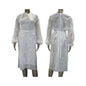 Isolation Gown with Tie, Dust Coat, Long Sleeve, Level 1 40GSM, Water Resistant, Non woven, 100/Carton