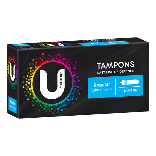 U by Kotex Tampons Regular 16 Pack - Reliable feminine protection