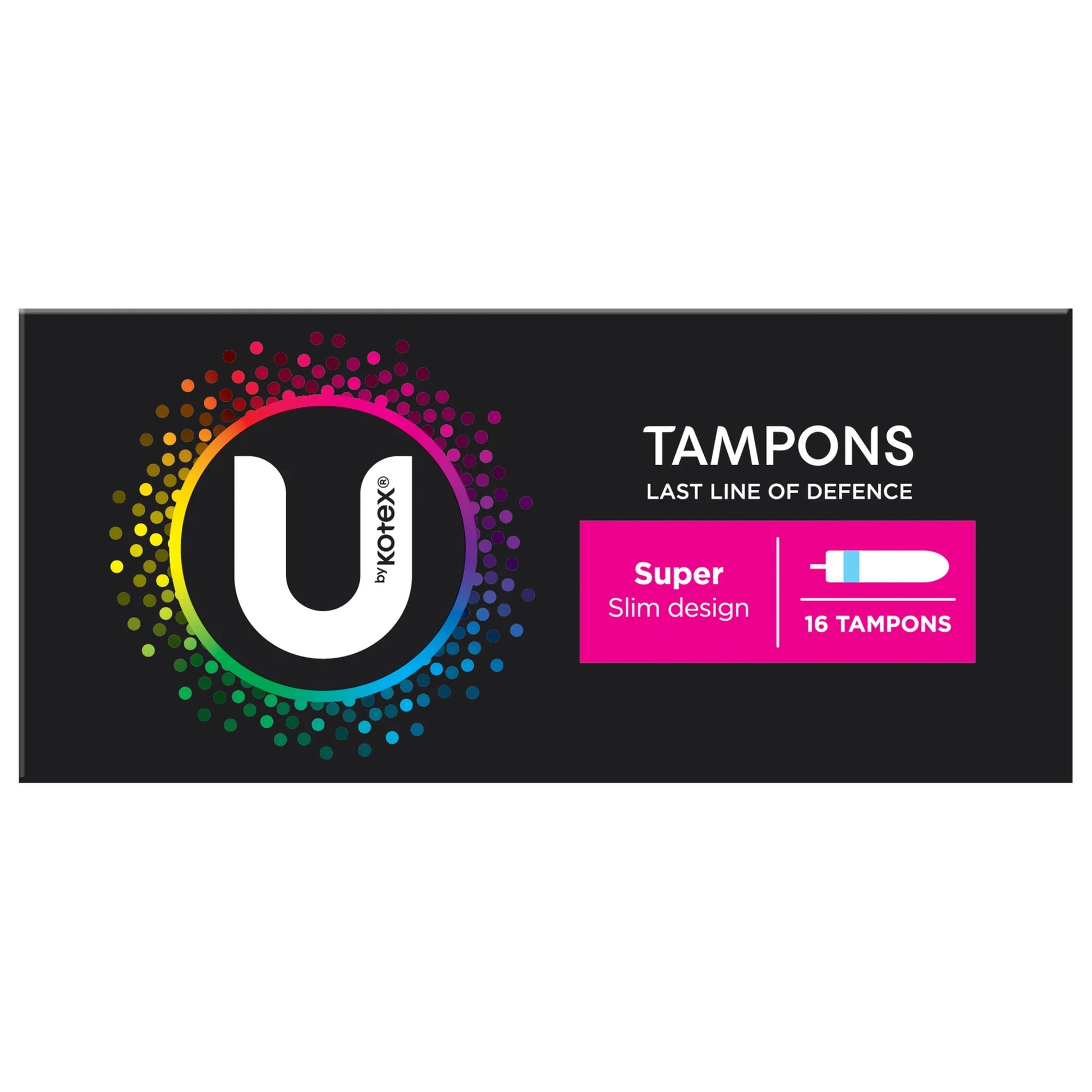 U by Kotex Tampons Super 16 Pack - Usage guidance