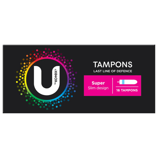 U by Kotex Tampons Super 16 Pack - Usage guidance