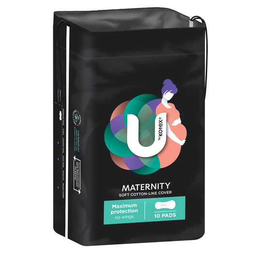 U by Kotex Extra Maxi Overnight Pads 10 Pack