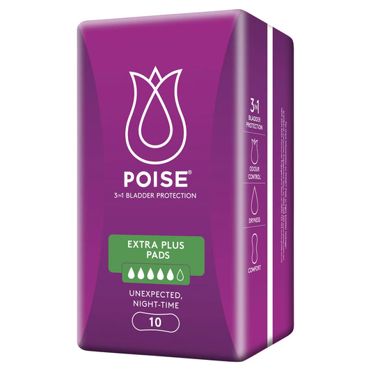 Poise 3-in-1 Bladder Protection Heavy Pads 10 Pack