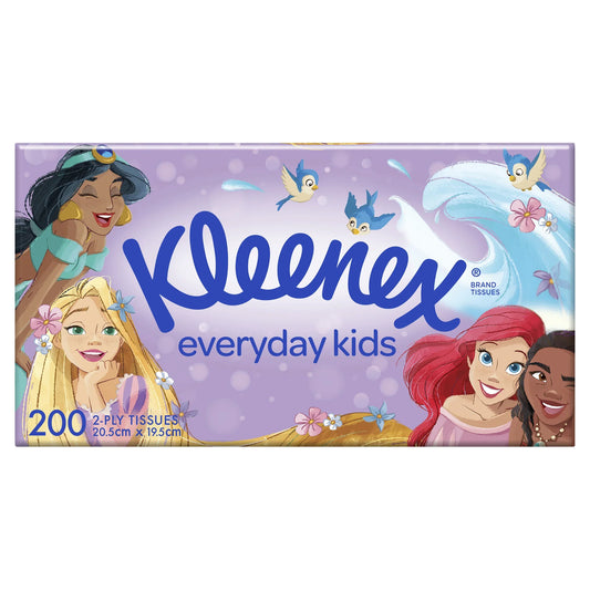 Kleenex Everyday Kids Disney Princess Facial Tissues 200 count side view