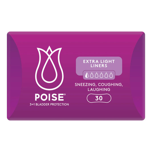Poise Extra Light Liners package side view