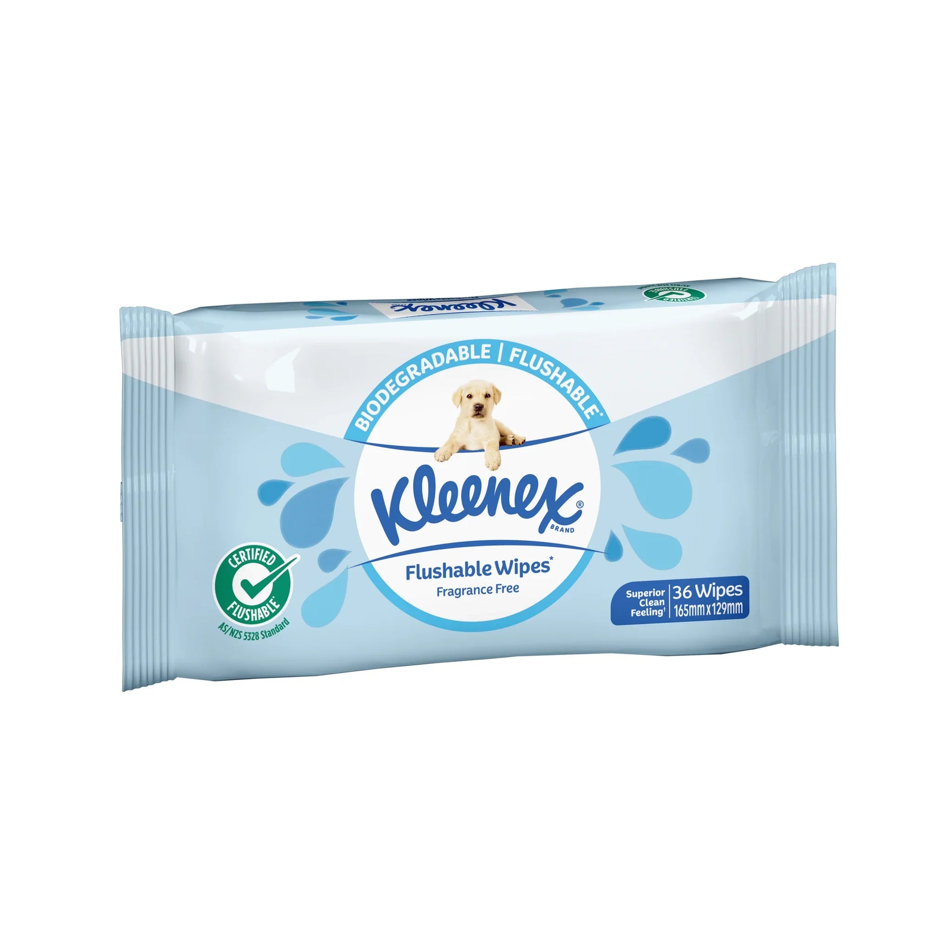 Kleenex Flushable Wipes Fragrance Free 36 pack