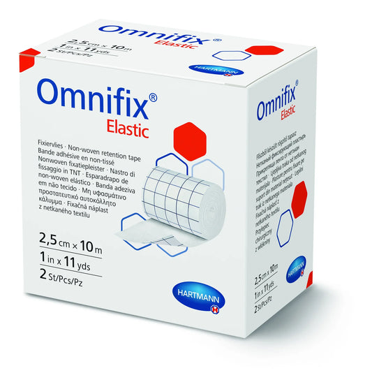 Omnifix Elastic medical tape 2.5cm by 10m roll