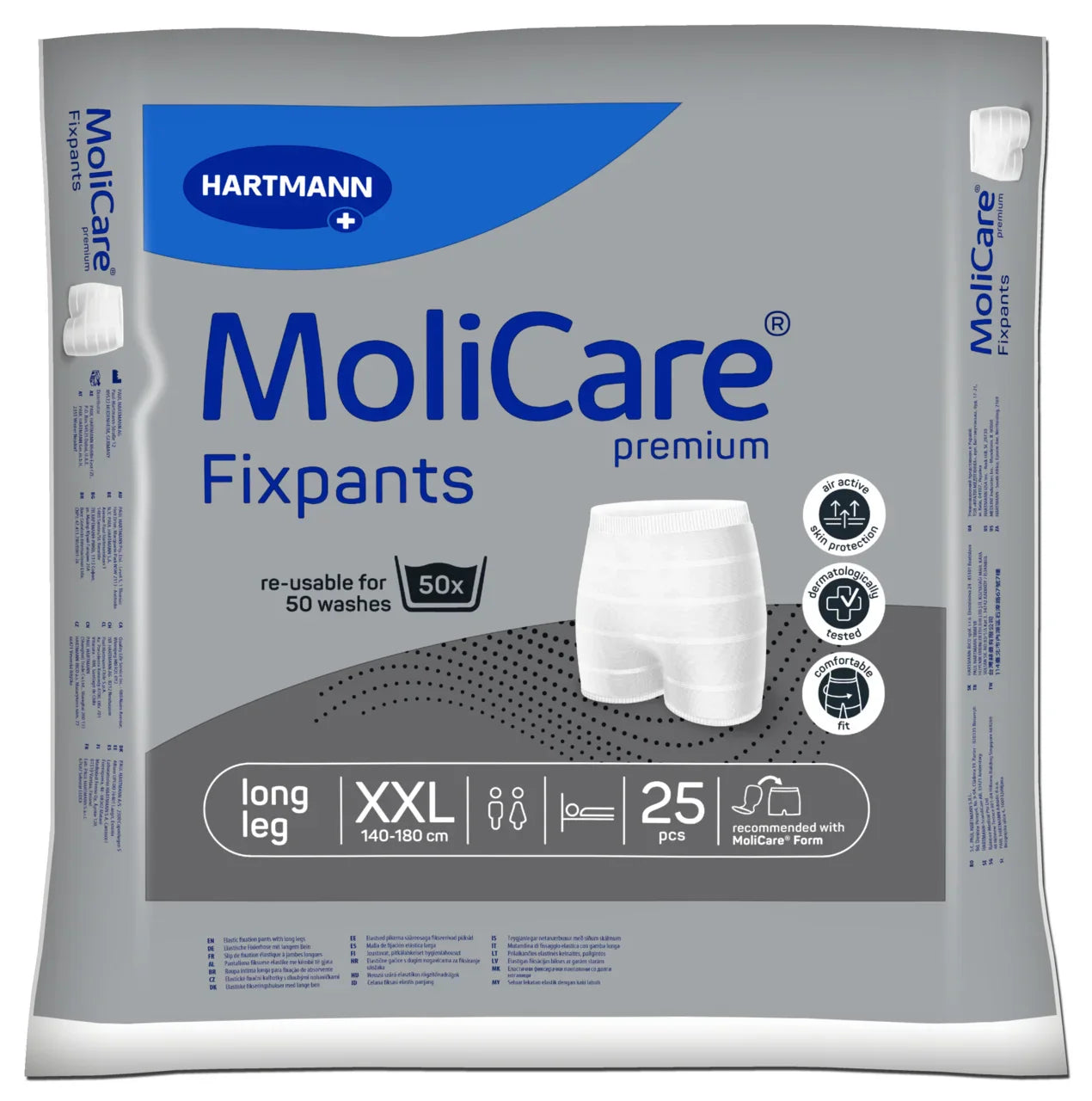 MoliCare Premium Fixpants Long Leg Size XXL 25 Pack