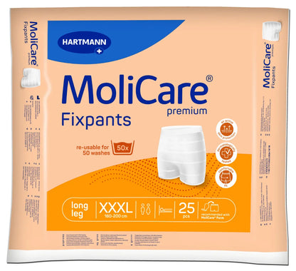 MoliCare Premium Fixpants Long Leg Size XXXL 25 Pack