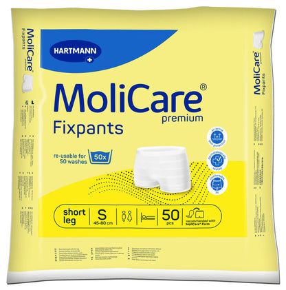 MoliCare Premium Fixpants Short Leg Size Small 50 Pack