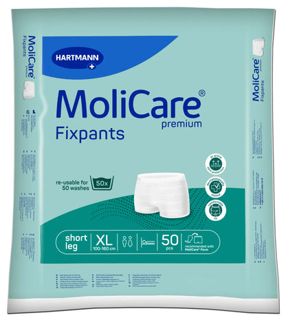 MoliCare Premium Fixpants Short Leg Size XL 50 Pack