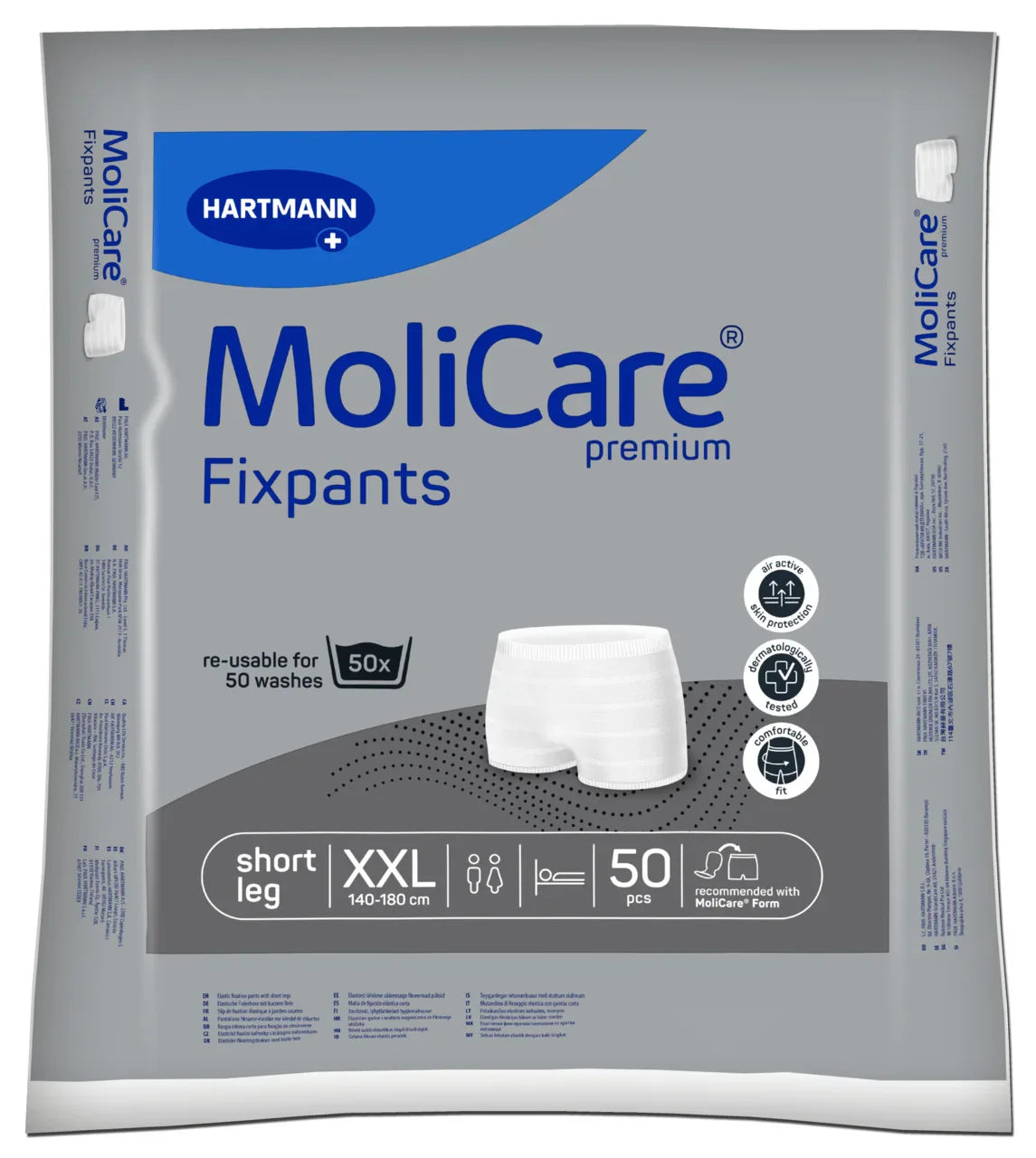 MoliCare Premium Fixpants Short Leg Size XXL 50 Pack