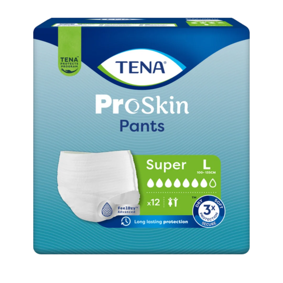 Tena Pants Proskin Super CARTON of 4