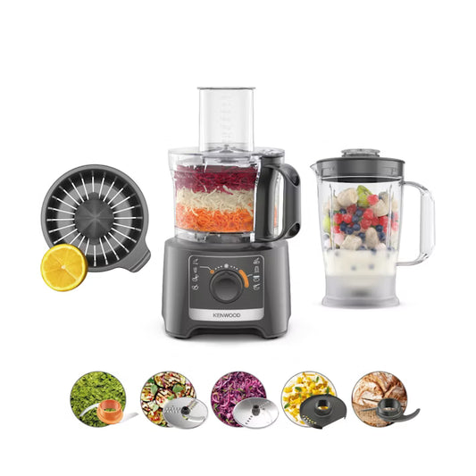 Kenwood MultiPro Compact All-in-1 System Food Processor and Blender - Grey