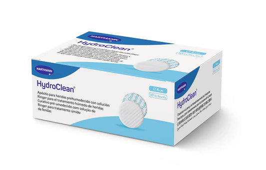Hartmann HydroClean round wound dressing 4cm diameter with Ringer's solution