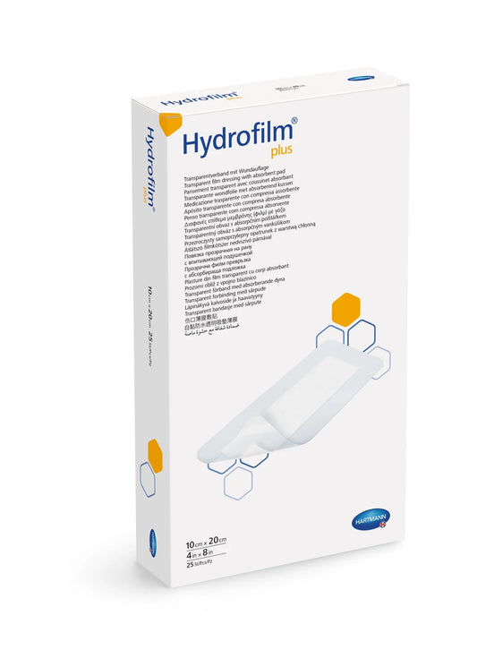 Hartmann Hydrofilm Plus transparent film dressing 10x20cm waterproof protection