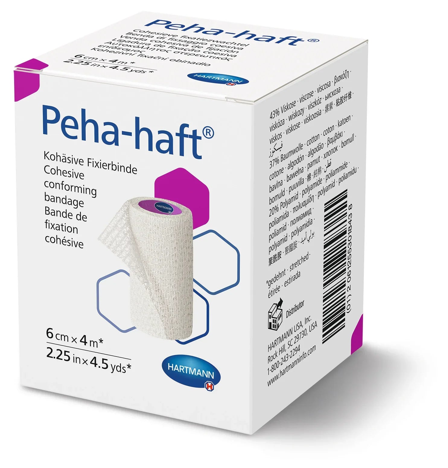 Peha-haft Cohesive Conforming Bandage 6cm x 4m